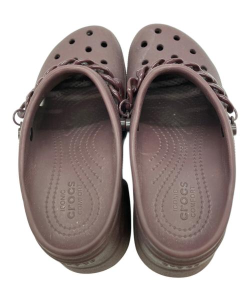 crocs（クロックス）crocs (クロックス) サイレンチェーンクロッグ サンダル ブラウン サイズ:24cmの古着・服飾アイテム