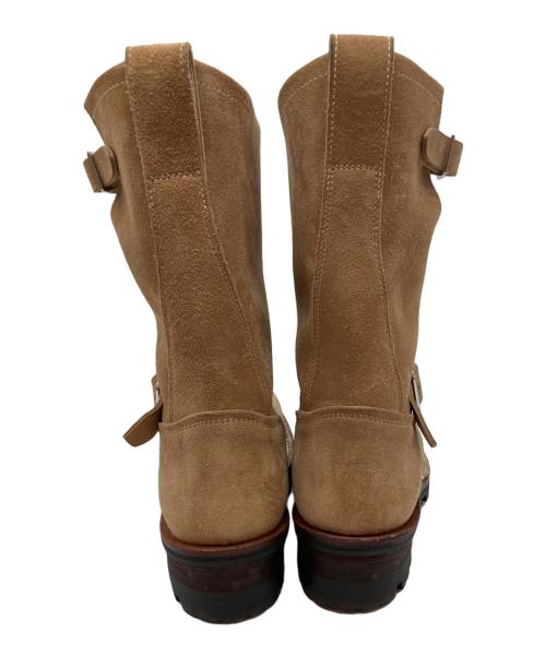 SKULL&MOSH（スカルアンドモッシュ）SKULL&MOSH (スカルアンドモッシュ) ENGINEER BOOTS ブーツ ベージュ サイズ:8の古着・服飾アイテム
