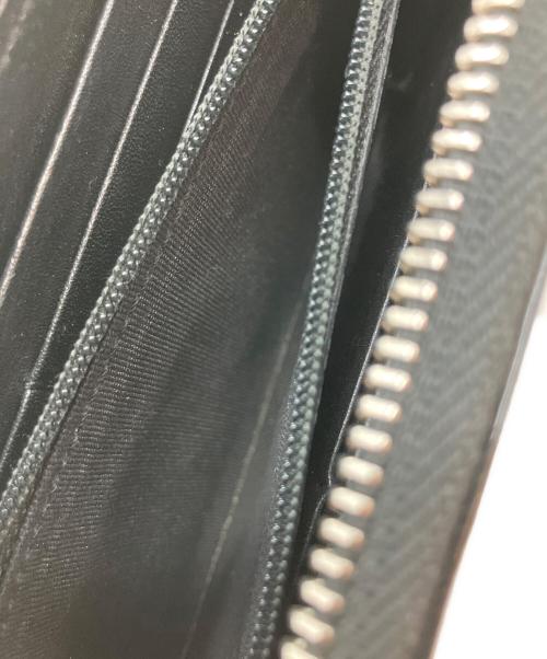 JIMMY CHOO（ジミーチュウ）JIMMY CHOO (ジミーチュウ) スタッズL字ファスナー長財布 ブラックの古着・服飾アイテム