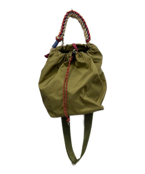 zattu（ザッツ）zattu (ザッツ) ショルダーバッグ カーキの古着・服飾アイテム