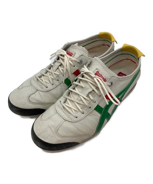 Onitsuka Tiger（オニツカタイガー）Onitsuka Tiger (オニツカタイガー) MEXICO'66 SD スニーカー ホワイト×グリーン サイズ:27.5cmの古着・服飾アイテム