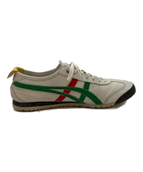 Onitsuka Tiger（オニツカタイガー）Onitsuka Tiger (オニツカタイガー) MEXICO'66 SD スニーカー ホワイト×グリーン サイズ:27.5cmの古着・服飾アイテム