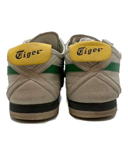 Onitsuka Tiger（オニツカタイガー）Onitsuka Tiger (オニツカタイガー) MEXICO'66 SD スニーカー ホワイト×グリーン サイズ:27.5cmの古着・服飾アイテム