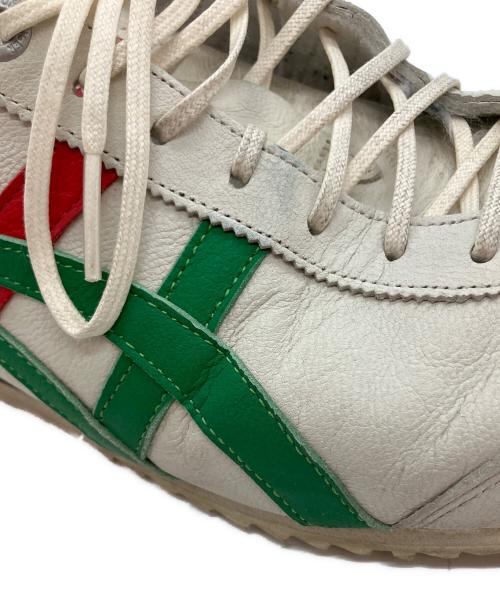 Onitsuka Tiger（オニツカタイガー）Onitsuka Tiger (オニツカタイガー) MEXICO'66 SD スニーカー ホワイト×グリーン サイズ:27.5cmの古着・服飾アイテム