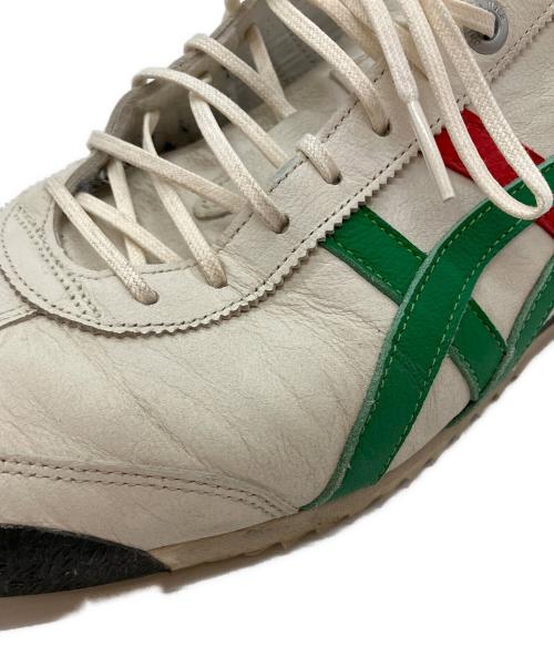 Onitsuka Tiger（オニツカタイガー）Onitsuka Tiger (オニツカタイガー) MEXICO'66 SD スニーカー ホワイト×グリーン サイズ:27.5cmの古着・服飾アイテム