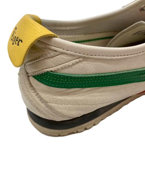Onitsuka Tiger（オニツカタイガー）Onitsuka Tiger (オニツカタイガー) MEXICO'66 SD スニーカー ホワイト×グリーン サイズ:27.5cmの古着・服飾アイテム