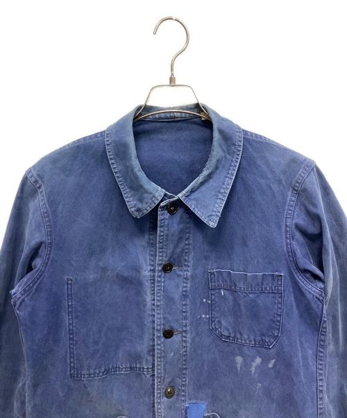 不明（フメイ）不明 (フメイ) 古着 1950's~70'sワークジャケット ブルー サイズ:44の古着・服飾アイテム