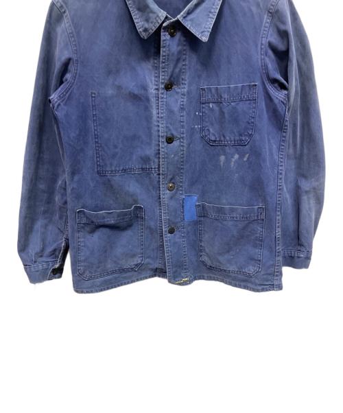 不明（フメイ）不明 (フメイ) 古着 1950's~70'sワークジャケット ブルー サイズ:44の古着・服飾アイテム
