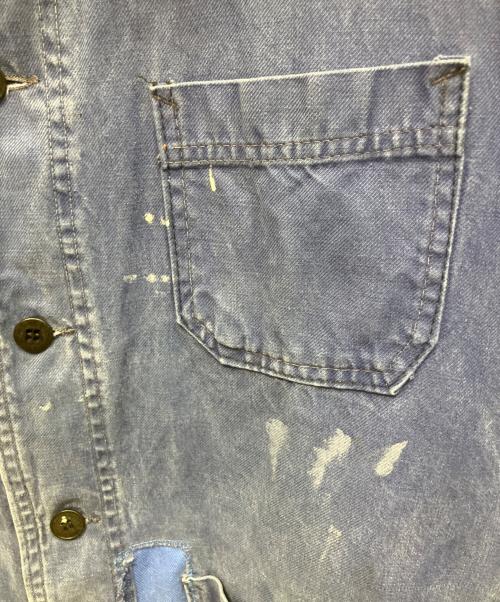 不明（フメイ）不明 (フメイ) 古着 1950's~70'sワークジャケット ブルー サイズ:44の古着・服飾アイテム