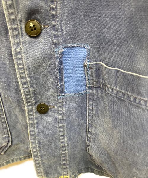 不明（フメイ）不明 (フメイ) 古着 1950's~70'sワークジャケット ブルー サイズ:44の古着・服飾アイテム