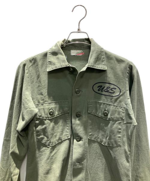 Bertie Industries（バーティ インダストリーズ）Bertie Industries (バーティ インダストリーズ) 米軍 ミリタリーシャツ カーキ サイズ:不明の古着・服飾アイテム