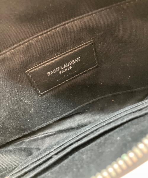 Saint Laurent Paris（サンローランパリ）Saint Laurent Paris (サンローランパリ) クラシックモノグラム 0719 ベルトバッグ ブラックの古着・服飾アイテム
