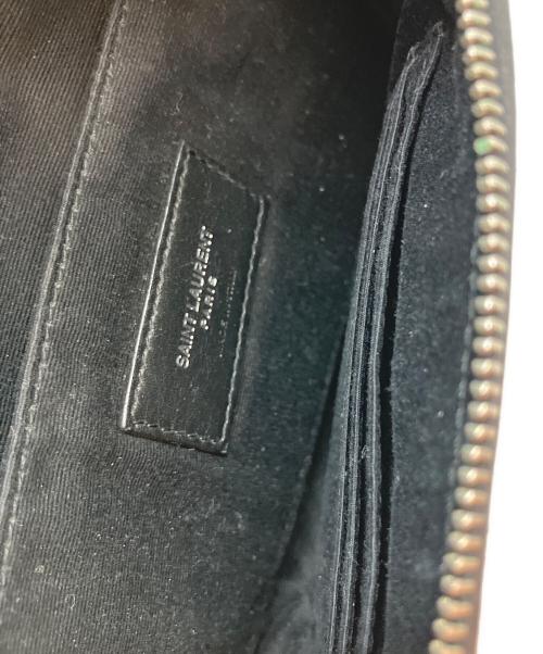 Saint Laurent Paris（サンローランパリ）Saint Laurent Paris (サンローランパリ) クラシックモノグラム 0719 ベルトバッグ ブラックの古着・服飾アイテム