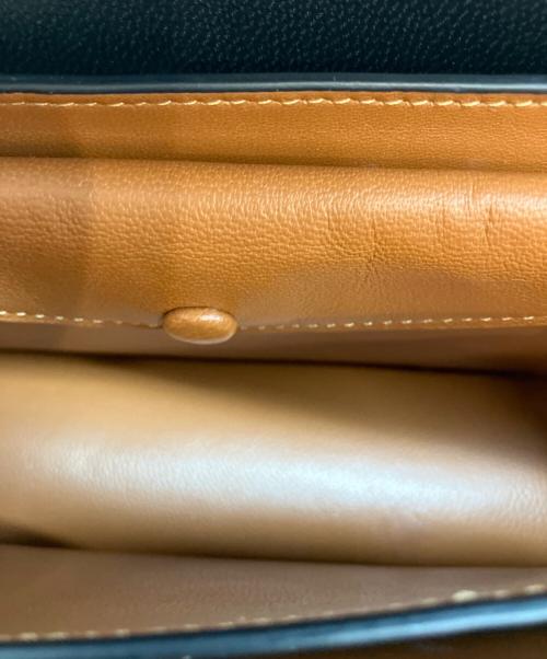 COACH（コーチ）COACH (コーチ) バンディット クロスボディ・プラッド プリント  ショルダーバッグ ブルー×ブラックの古着・服飾アイテム