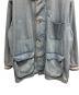 中古・古着 YOKE (ヨーク) VINTAGED DENIM COVERALL HALF COAT ハーフコート ブルー サイズ:3：35000円