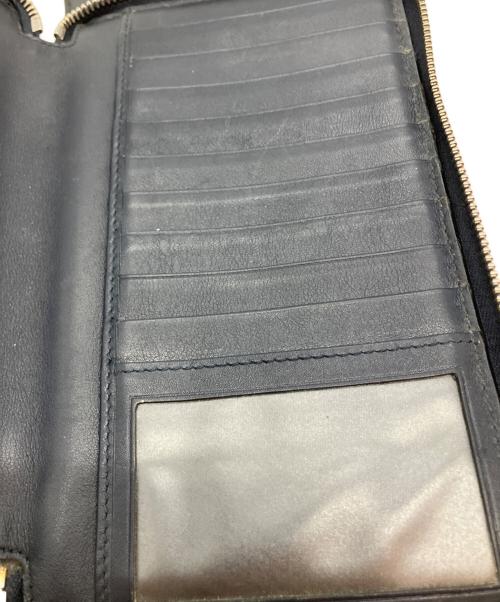 GUCCI（グッチ）GUCCI (グッチ) トラベルウォレット 0416 長財布 ネイビーの古着・服飾アイテム