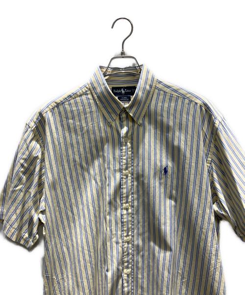 RALPH LAUREN（ラルフローレン）RALPH LAUREN (ラルフローレン) 半袖シャツ イエロー×ブルー サイズ:Lの古着・服飾アイテム