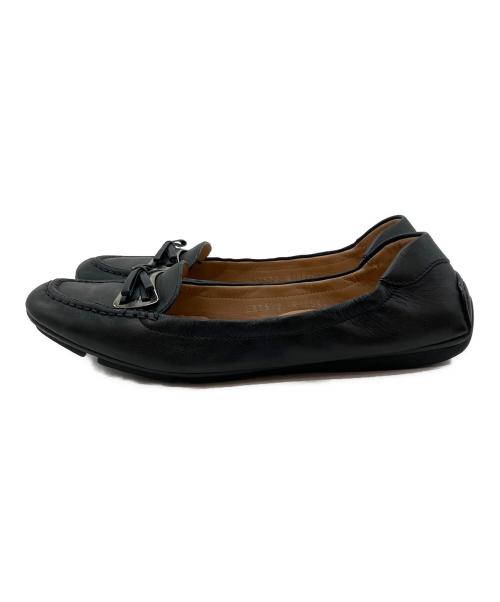 Salvatore Ferragamo（サルヴァトーレ フェラガモ）Salvatore Ferragamo (サルヴァトーレ フェラガモ) フラットシューズ ブラック サイズ:6 1/2の古着・服飾アイテム