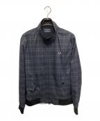 FRED PERRY×BEAMSフレッドペリー×ビームス）の古着「Nylon Harrington Jacket ナイロンジャケット」｜ブラック
