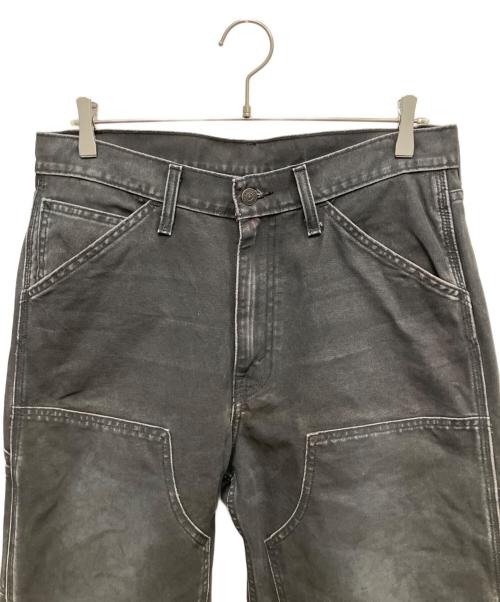 LEVI'S（リーバイス）LEVI'S (リーバイス) 568™ ルーズストレート ダブルニー ペインターパンツ ブラック サイズ:W32の古着・服飾アイテム