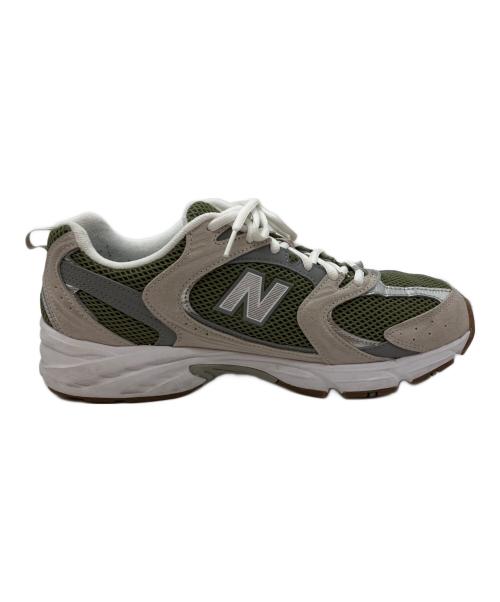 NEW BALANCE（ニューバランス）NEW BALANCE (ニューバランス) ローカットスニーカー グレー×カーキ サイズ:28.5cmの古着・服飾アイテム