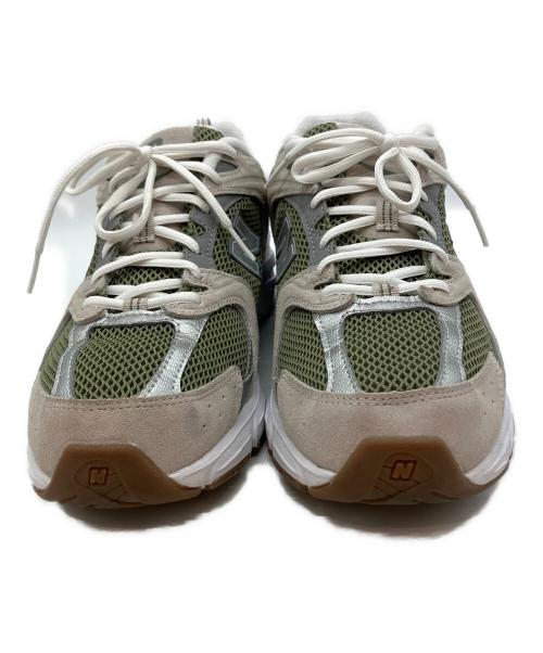 NEW BALANCE（ニューバランス）NEW BALANCE (ニューバランス) ローカットスニーカー グレー×カーキ サイズ:28.5cmの古着・服飾アイテム