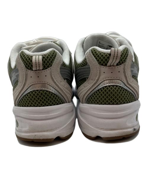 NEW BALANCE（ニューバランス）NEW BALANCE (ニューバランス) ローカットスニーカー グレー×カーキ サイズ:28.5cmの古着・服飾アイテム
