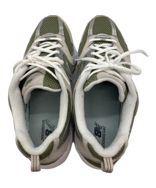 NEW BALANCE（ニューバランス）NEW BALANCE (ニューバランス) ローカットスニーカー グレー×カーキ サイズ:28.5cmの古着・服飾アイテム