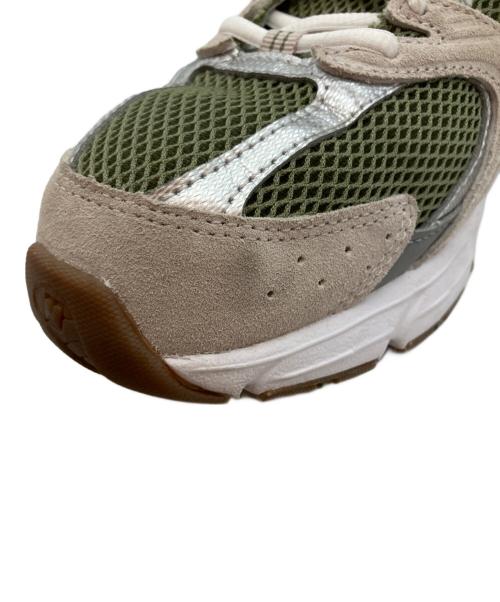 NEW BALANCE（ニューバランス）NEW BALANCE (ニューバランス) ローカットスニーカー グレー×カーキ サイズ:28.5cmの古着・服飾アイテム