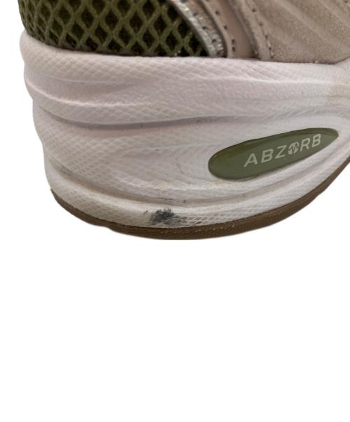 NEW BALANCE（ニューバランス）NEW BALANCE (ニューバランス) ローカットスニーカー グレー×カーキ サイズ:28.5cmの古着・服飾アイテム