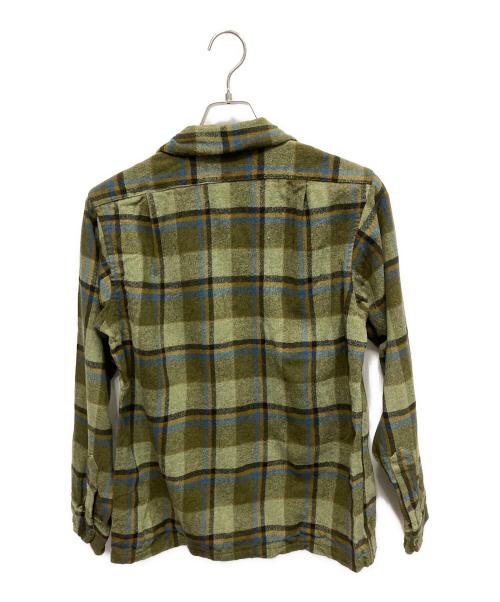 PENDLETON（ペンドルトン）PENDLETON (ペンドルトン) 60s ウールシャツ グリーン サイズ:Mの古着・服飾アイテム