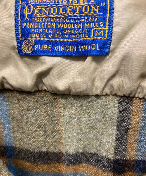 PENDLETON（ペンドルトン）PENDLETON (ペンドルトン) 60s ウールシャツ グリーン サイズ:Mの古着・服飾アイテム