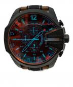 DIESELディーゼル）の古着「クォーツ 111307 リストウォッチ」｜ブラック