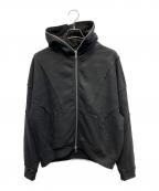 BREATHブレス）の古着「25AW COATING ZIP UP HOODIE ジップパーカー」｜ブラック