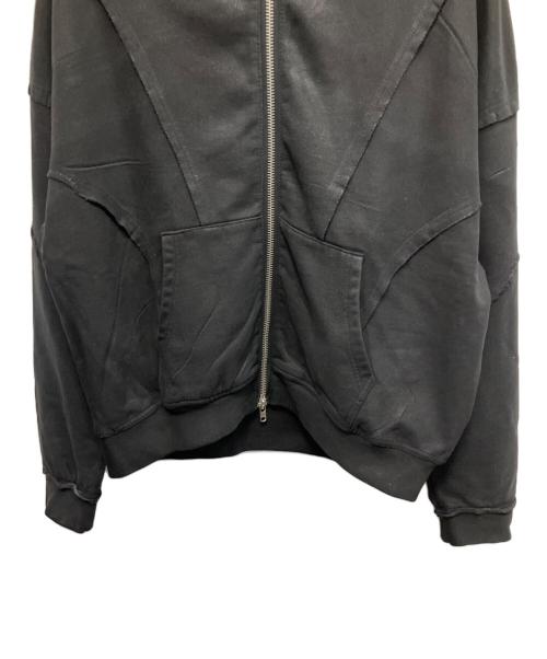 BREATH（ブレス）BREATH (ブレス) 25AW COATING ZIP UP HOODIE ジップパーカー ブラック サイズ:Lの古着・服飾アイテム