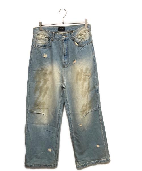 BREATH（ブレス）BREATH (ブレス) COATING DAMAGE DENIM PANTS デニムパンツ ブルー サイズ:XLの古着・服飾アイテム