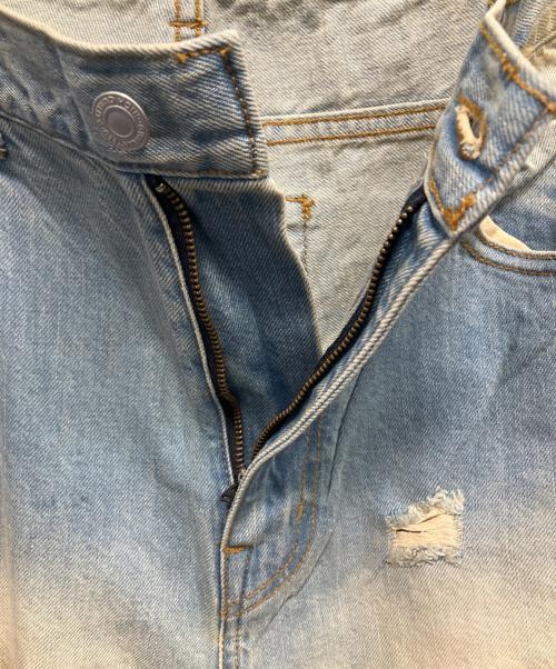 BREATH（ブレス）BREATH (ブレス) COATING DAMAGE DENIM PANTS デニムパンツ ブルー サイズ:XLの古着・服飾アイテム