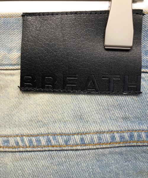 BREATH（ブレス）BREATH (ブレス) COATING DAMAGE DENIM PANTS デニムパンツ ブルー サイズ:XLの古着・服飾アイテム