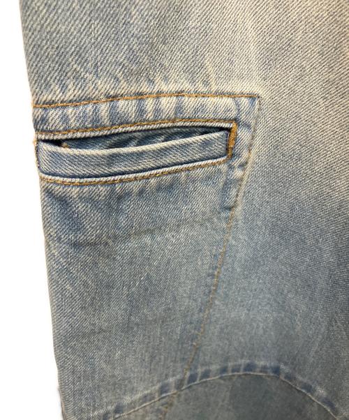 BREATH（ブレス）BREATH (ブレス) COATING DAMAGE DENIM PANTS デニムパンツ ブルー サイズ:XLの古着・服飾アイテム