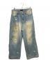 BREATH（ブレス）の古着「COATING DAMAGE DENIM PANTS デニムパンツ」｜ブルー