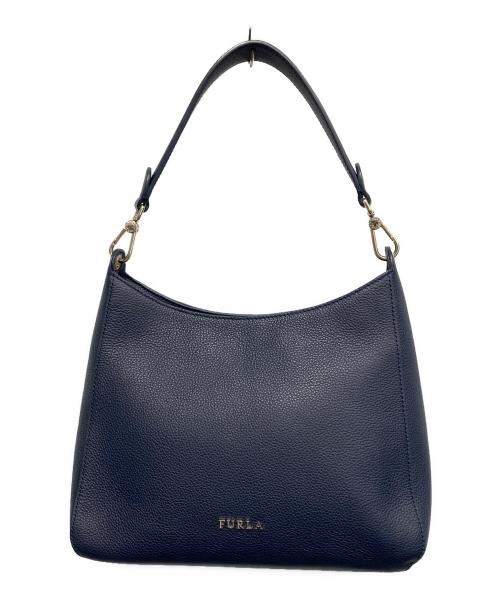 FURLA（フルラ）FURLA (フルラ) ジゼル ワンショルダーバッグ ネイビーの古着・服飾アイテム