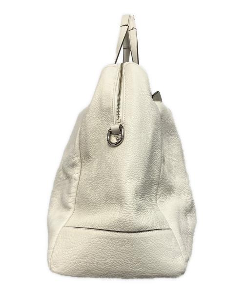 COACH（コーチ）COACH (コーチ) 2WAYボストンバッグ ホワイトの古着・服飾アイテム