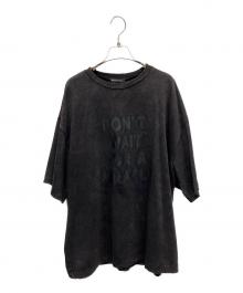 MAISON SPECIAL（メゾンスペシャル）の古着「ミラクルオーバーTシャツ 半袖カットソー」｜ブラック