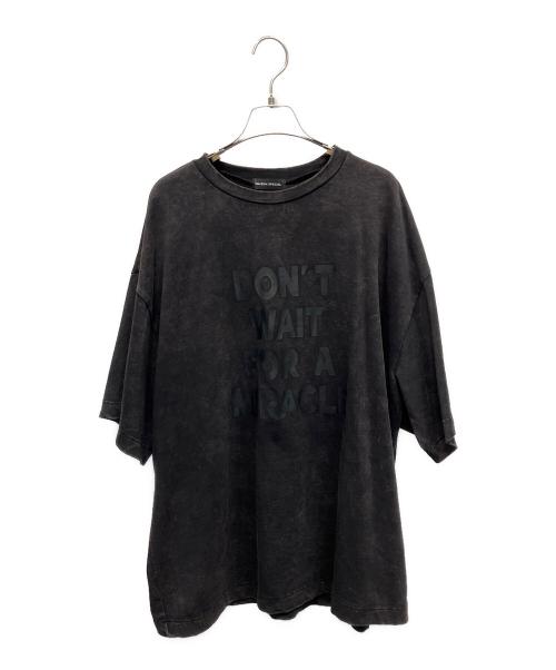 MAISON SPECIAL（メゾンスペシャル）MAISON SPECIAL (メゾンスペシャル) ミラクルオーバーTシャツ 半袖カットソー ブラック サイズ:Freeの古着・服飾アイテム