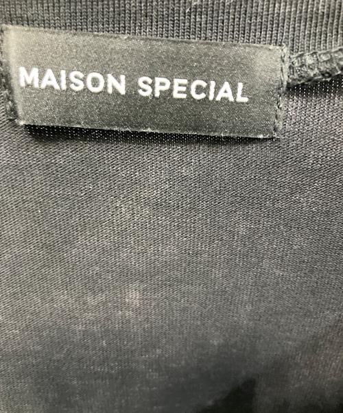 MAISON SPECIAL（メゾンスペシャル）MAISON SPECIAL (メゾンスペシャル) ミラクルオーバーTシャツ 半袖カットソー ブラック サイズ:Freeの古着・服飾アイテム