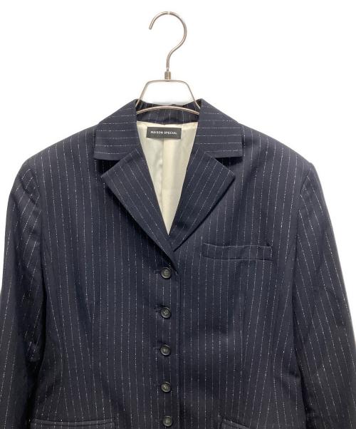 MAISON SPECIAL（メゾンスペシャル）MAISON SPECIAL (メゾンスペシャル) Box Silhouette Jacket ジャケット ネイビー サイズ:Freeの古着・服飾アイテム