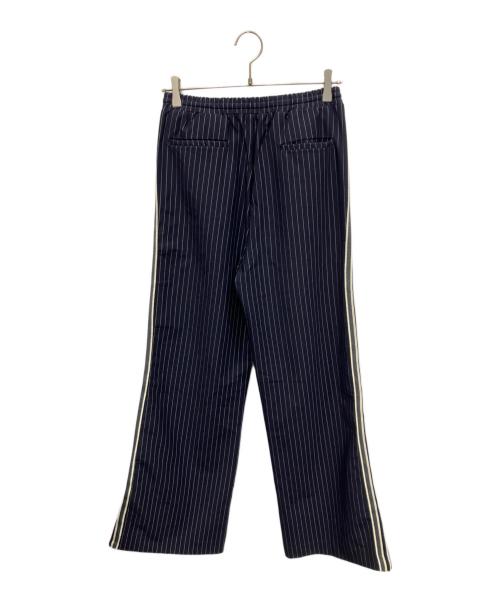 MAISON SPECIAL（メゾンスペシャル）MAISON SPECIAL (メゾンスペシャル) Side Line Jersey Straight Pants イージーパンツ ネイビー サイズ:36の古着・服飾アイテム