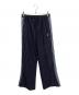 MAISON SPECIAL（メゾンスペシャル）の古着「Side Line Jersey Straight Pants イージーパンツ」｜ネイビー