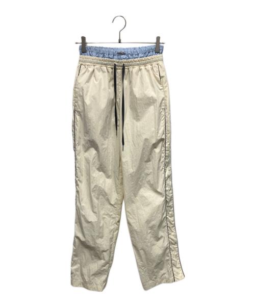 MAISON SPECIAL（メゾンスペシャル）MAISON SPECIAL (メゾンスペシャル) Double Waist Side Button Pants ナイロンパンツ ホワイト サイズ:36の古着・服飾アイテム