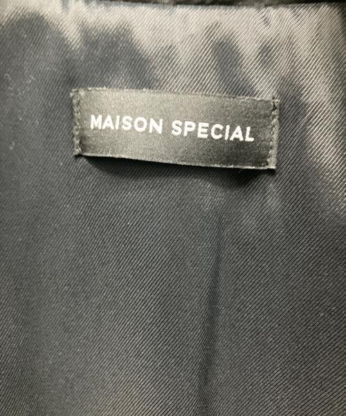 MAISON SPECIAL（メゾンスペシャル）MAISON SPECIAL (メゾンスペシャル) 中綿ジャケット ブラック×グレー サイズ:Freeの古着・服飾アイテム